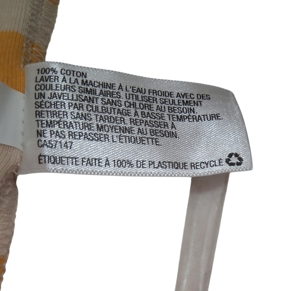 SALE EUC Womens Merona size XL long sleeve yellow and white striped T-shirt. - Picture 8 of 11